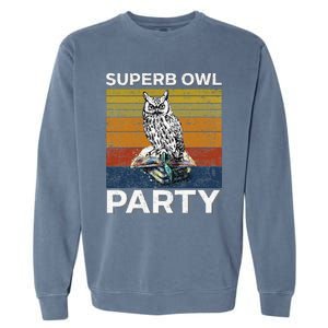 Superb Owl Party What We Do In The Shadows Owl Lover Garment-Dyed Sweatshirt