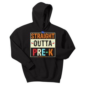 Straight Outta Pre K Preschool Graduation Gifts Kids Hoodie