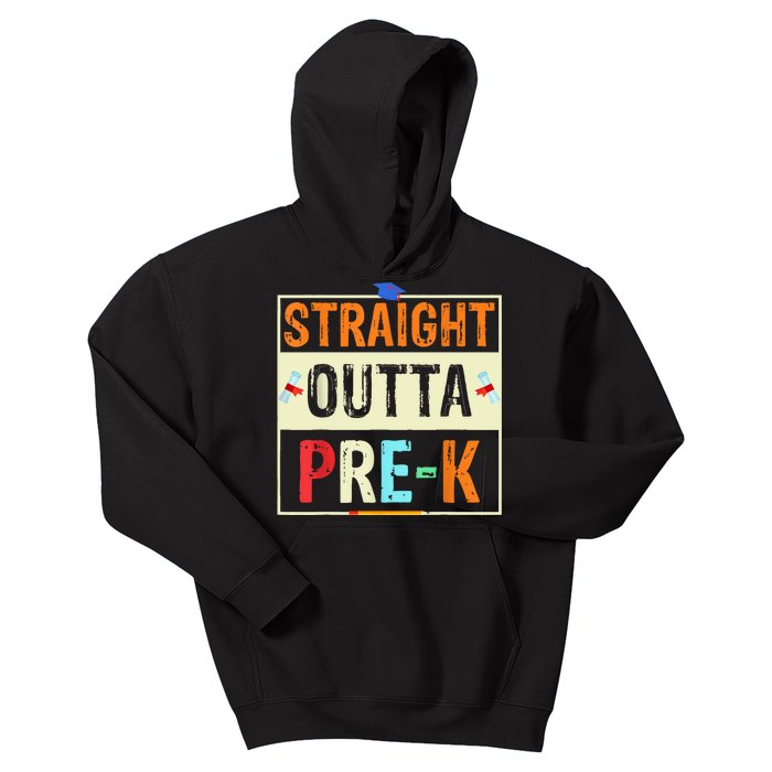 Straight Outta Pre K Preschool Graduation Gifts Kids Hoodie