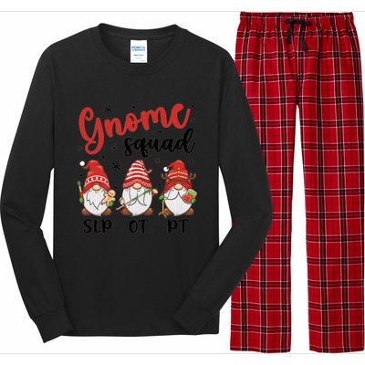 Slp Ot Pt Gnome Squad Christmas Therapist Team Xmas Pajamas Gift Long Sleeve Pajama Set