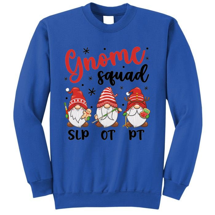 Slp Ot Pt Gnome Squad Christmas Therapist Team Xmas Pajamas Gift Sweatshirt