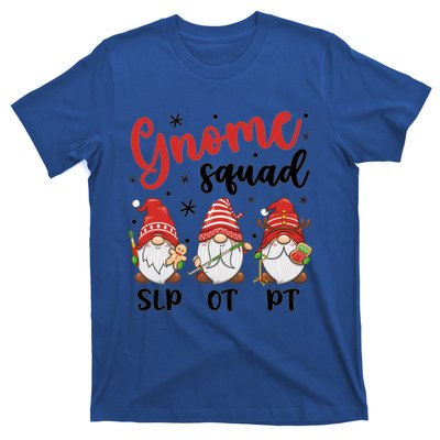 Slp Ot Pt Gnome Squad Christmas Therapist Team Xmas Pajamas Gift T-Shirt