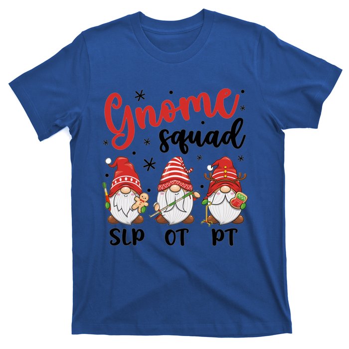 Slp Ot Pt Gnome Squad Christmas Therapist Team Xmas Pajamas Gift T-Shirt