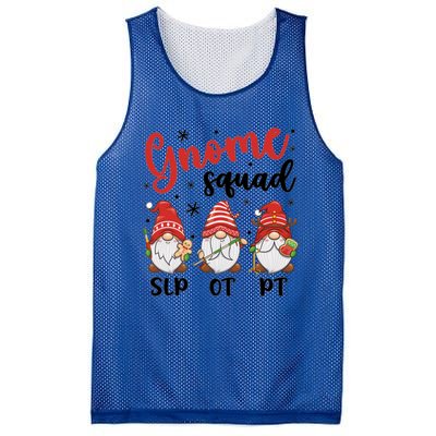 Slp Ot Pt Gnome Squad Christmas Therapist Team Xmas Pajamas Gift Mesh Reversible Basketball Jersey Tank