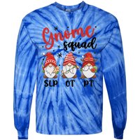 Slp Ot Pt Gnome Squad Christmas Therapist Team Xmas Pajamas Gift Tie-Dye Long Sleeve Shirt