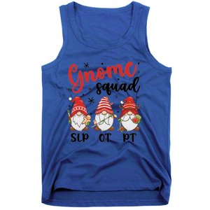 Slp Ot Pt Gnome Squad Christmas Therapist Team Xmas Pajamas Gift Tank Top