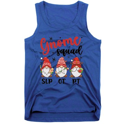 Slp Ot Pt Gnome Squad Christmas Therapist Team Xmas Pajamas Gift Tank Top