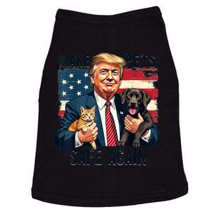 Save Our Pets Vote Trump Funny Trump Make Pets Safe Again Gift Doggie Tank