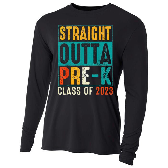 Straight Outta Pre K Preschool Graduation Gifts Cooling Performance Long Sleeve Crew