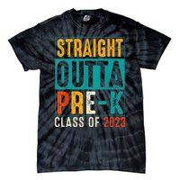 Straight Outta Pre K Preschool Graduation Gifts Tie-Dye T-Shirt