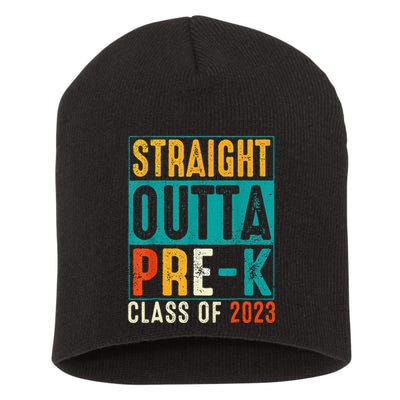Straight Outta Pre K Preschool Graduation Gifts Short Acrylic Beanie
