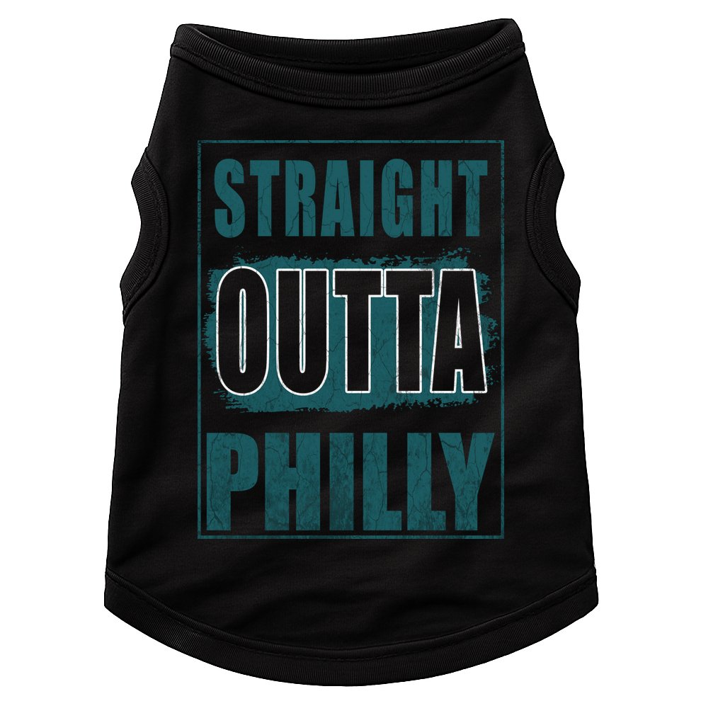 Straight Outta Philly Philadelphia Football Fans Doggie Tank