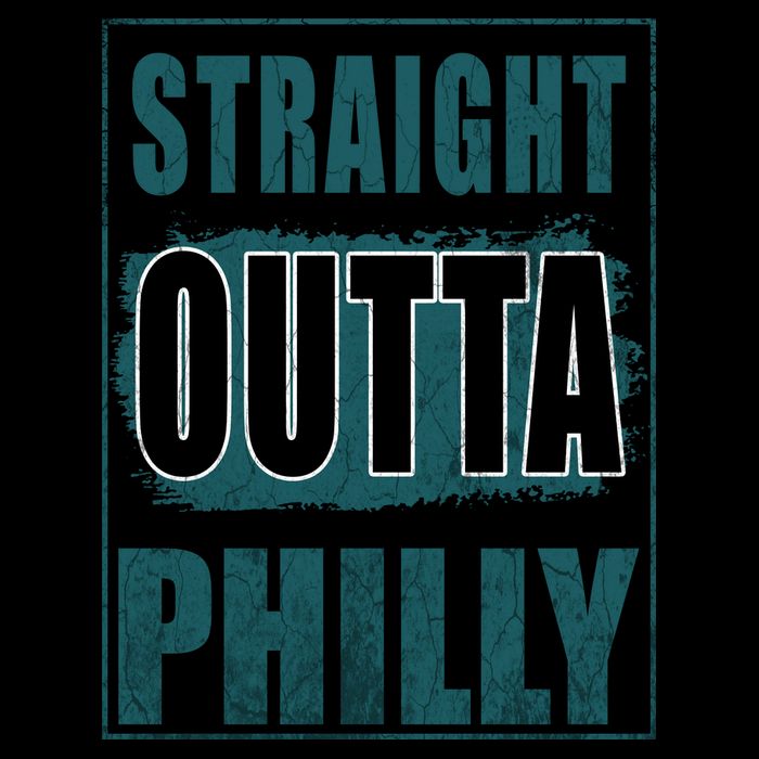 Straight Outta Philly Philadelphia Football Fans Flatbill Hat