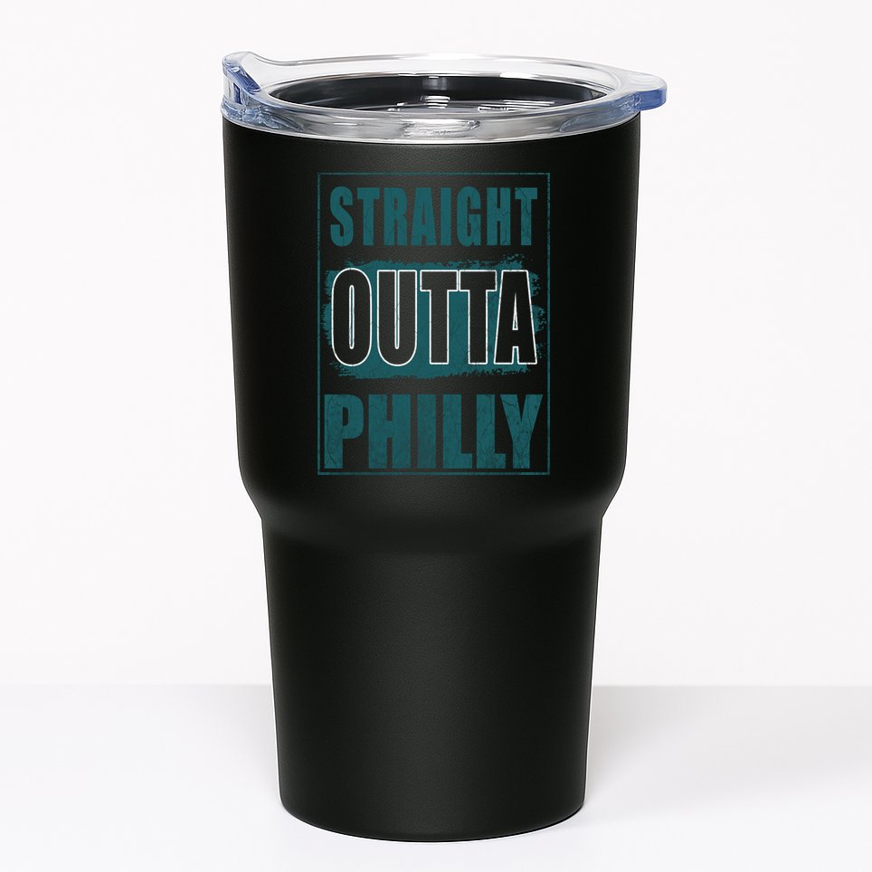 Straight Outta Philly Philadelphia Football Fans Tumbler