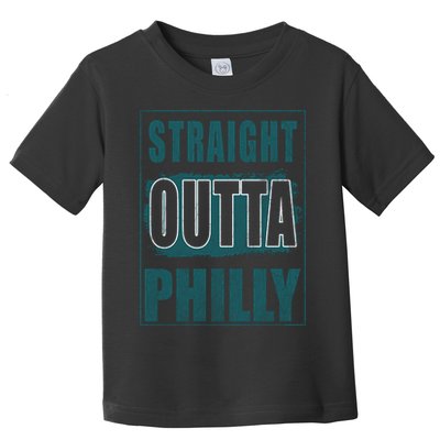 Straight Outta Philly Philadelphia Football Fans Toddler T-Shirt