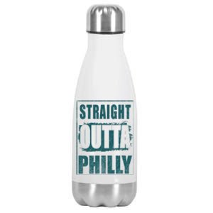 Straight Outta Philly Philadelphia Football Fans Stainless Steel Insulated Water Bottle