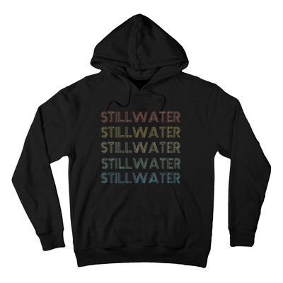 Stillwater Oklahoma Pride Vintage State Ok Retro 70s Hoodie