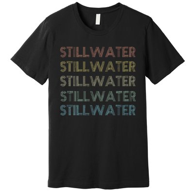 Stillwater Oklahoma Pride Vintage State Ok Retro 70s Premium T-Shirt