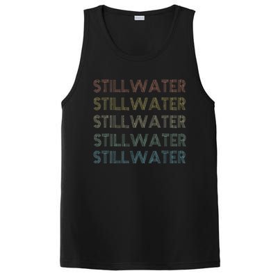 Stillwater Oklahoma Pride Vintage State Ok Retro 70s PosiCharge Competitor Tank