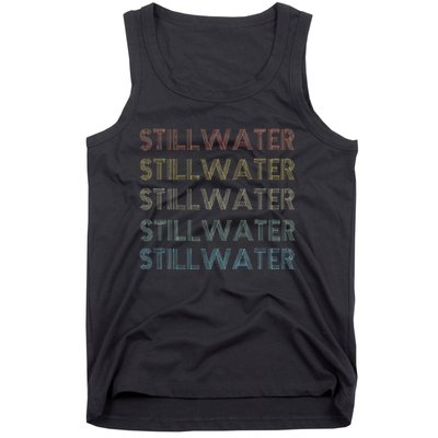 Stillwater Oklahoma Pride Vintage State Ok Retro 70s Tank Top