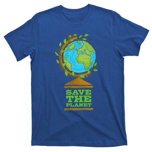 Save Our Planet World Globe Global Climate Change Cool Gift T-Shirt