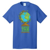 Save Our Planet World Globe Global Climate Change Cool Gift Tall T-Shirt