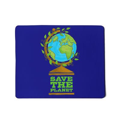 Save Our Planet World Globe Global Climate Change Cool Gift Mousepad