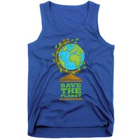 Save Our Planet World Globe Global Climate Change Cool Gift Tank Top