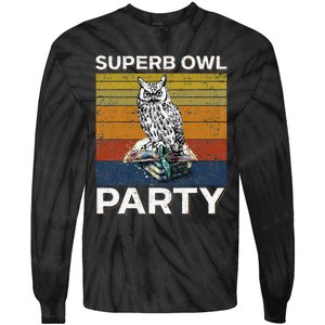 Superb Owl Party What We Do In The Shadows Owl Lover Tie-Dye Long Sleeve Shirt