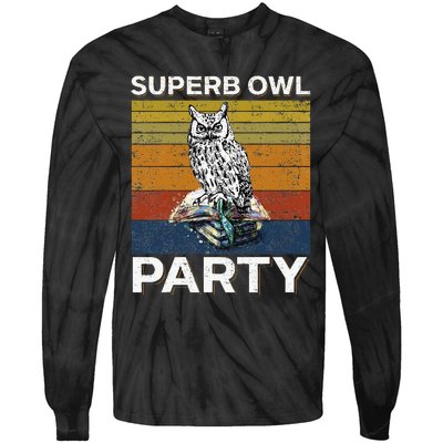 Superb Owl Party What We Do In The Shadows Owl Lover Tie-Dye Long Sleeve Shirt