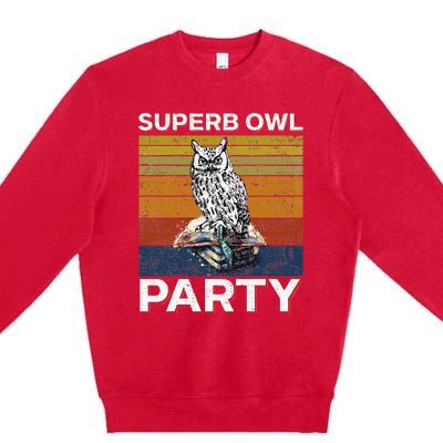 Superb Owl Party What We Do In The Shadows Owl Lover Premium Crewneck Sweatshirt