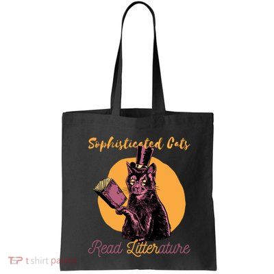 Sophisticated Cats Read Litterature Bag