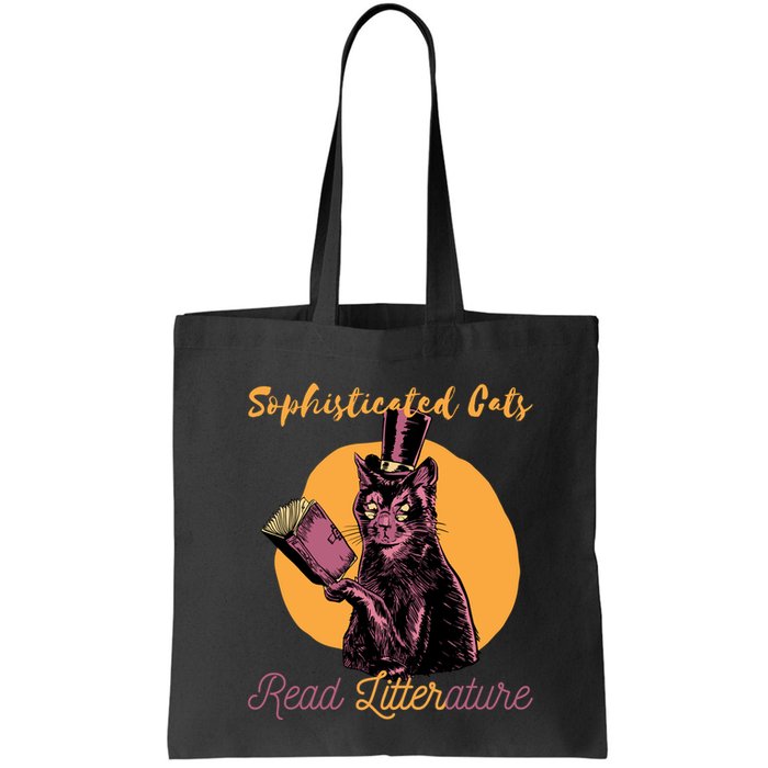 Sophisticated Cats Read Litterature Bag