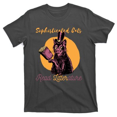 Sophisticated Cats Read Litterature T-Shirt