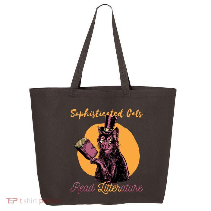 Sophisticated Cats Read Litterature 25L Jumbo Tote