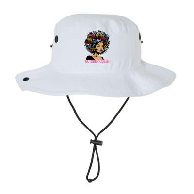 Scorpio October Queen Melanin Afro Black Birthday Great Gift Legacy Cool Fit Booney Bucket Hat