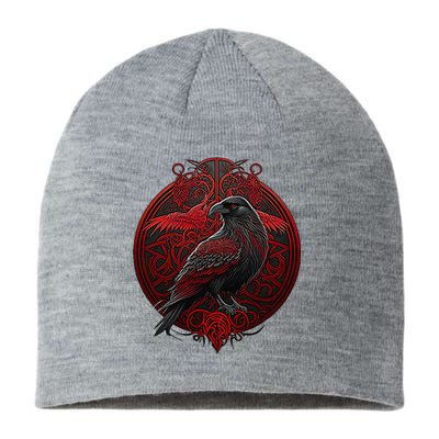 Scandinavian Odin Raven Sustainable Beanie