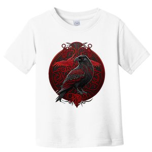 Scandinavian Odin Raven Toddler T-Shirt