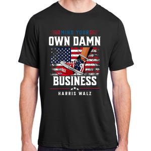 Stepping On Red Hat Mind Your Own Damn Business Harris Waltz Adult ChromaSoft Performance T-Shirt