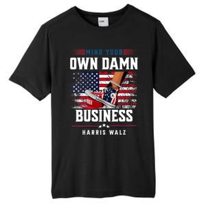 Stepping On Red Hat Mind Your Own Damn Business Harris Waltz Tall Fusion ChromaSoft Performance T-Shirt