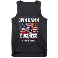 Stepping On Red Hat Mind Your Own Damn Business Harris Waltz Tank Top