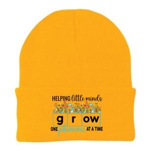 Science Of Reading Helping A Little Minds Grow Phonics Women Knit Cap Winter Beanie