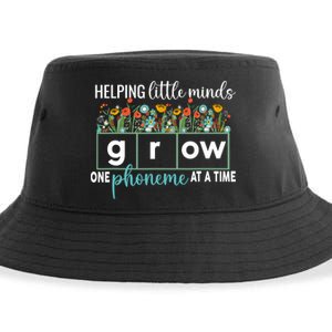 Science Of Reading Helping A Little Minds Grow Phonics Women Sustainable Bucket Hat