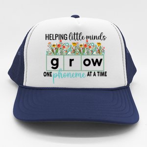 Science Of Reading Helping A Little Minds Grow Phonics Women Trucker Hat