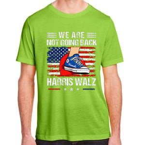 Stepping On Red Hat WeRe Not Going Back Harris Walz Adult ChromaSoft Performance T-Shirt