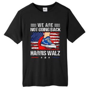 Stepping On Red Hat WeRe Not Going Back Harris Walz Tall Fusion ChromaSoft Performance T-Shirt