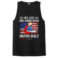 Stepping On Red Hat WeRe Not Going Back Harris Walz PosiCharge Competitor Tank