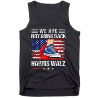 Stepping On Red Hat WeRe Not Going Back Harris Walz Tank Top