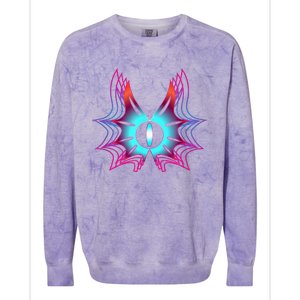 sensory overload ricstroh logo Colorblast Crewneck Sweatshirt