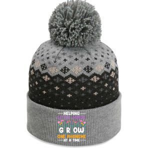 Science Of Reading Helping Little Minds Grow Phonics Meaningful Gift The Baniff Cuffed Pom Beanie